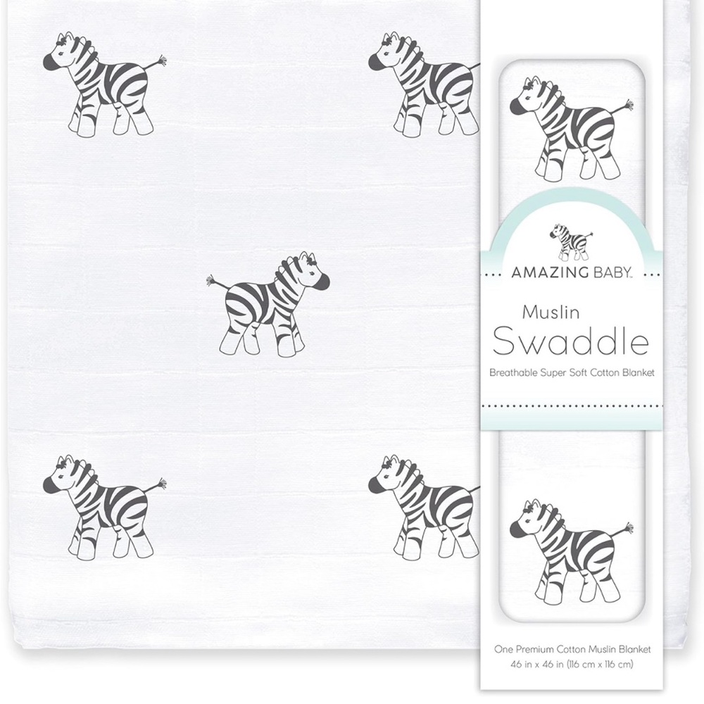 Amazing Baby Newborn Muslin Swaddle